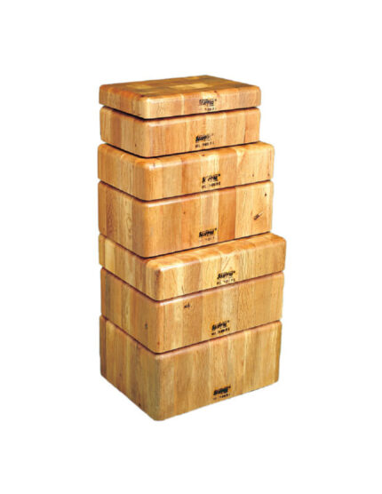 Tacos de madera rectangulares