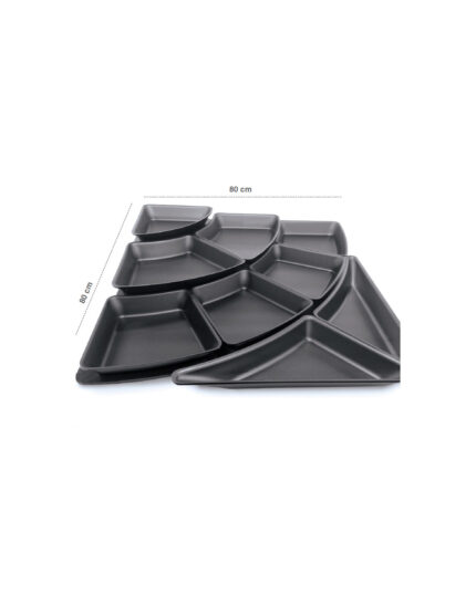 Sistema anfiteatro 9: 9 Bandejas + escalera [80 x 80 cm]