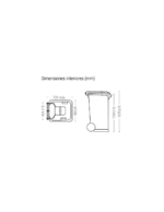 Carro contenedor de basura W-240 - Imagen 3