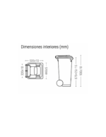 Carro contenedor de basura W-80 - Imagen 2